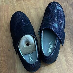 Alegria  Glittery Blue shoes